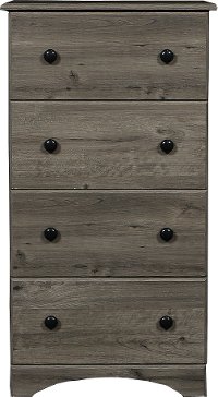 13234 Rustic Weathered Gray Chest of Drawers