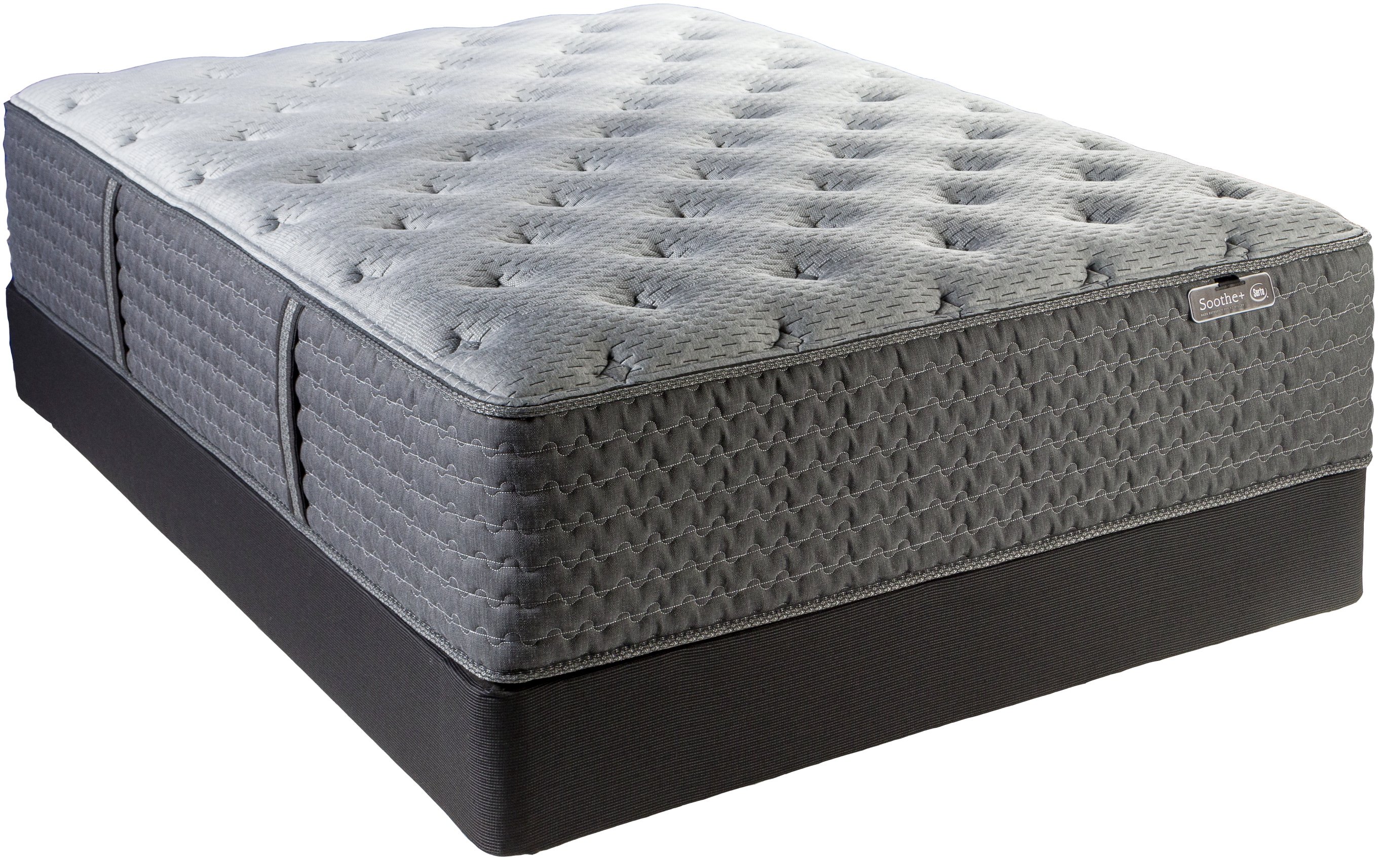 832422-3060 Serta Soothe+ Plush King Size Mattress-3
