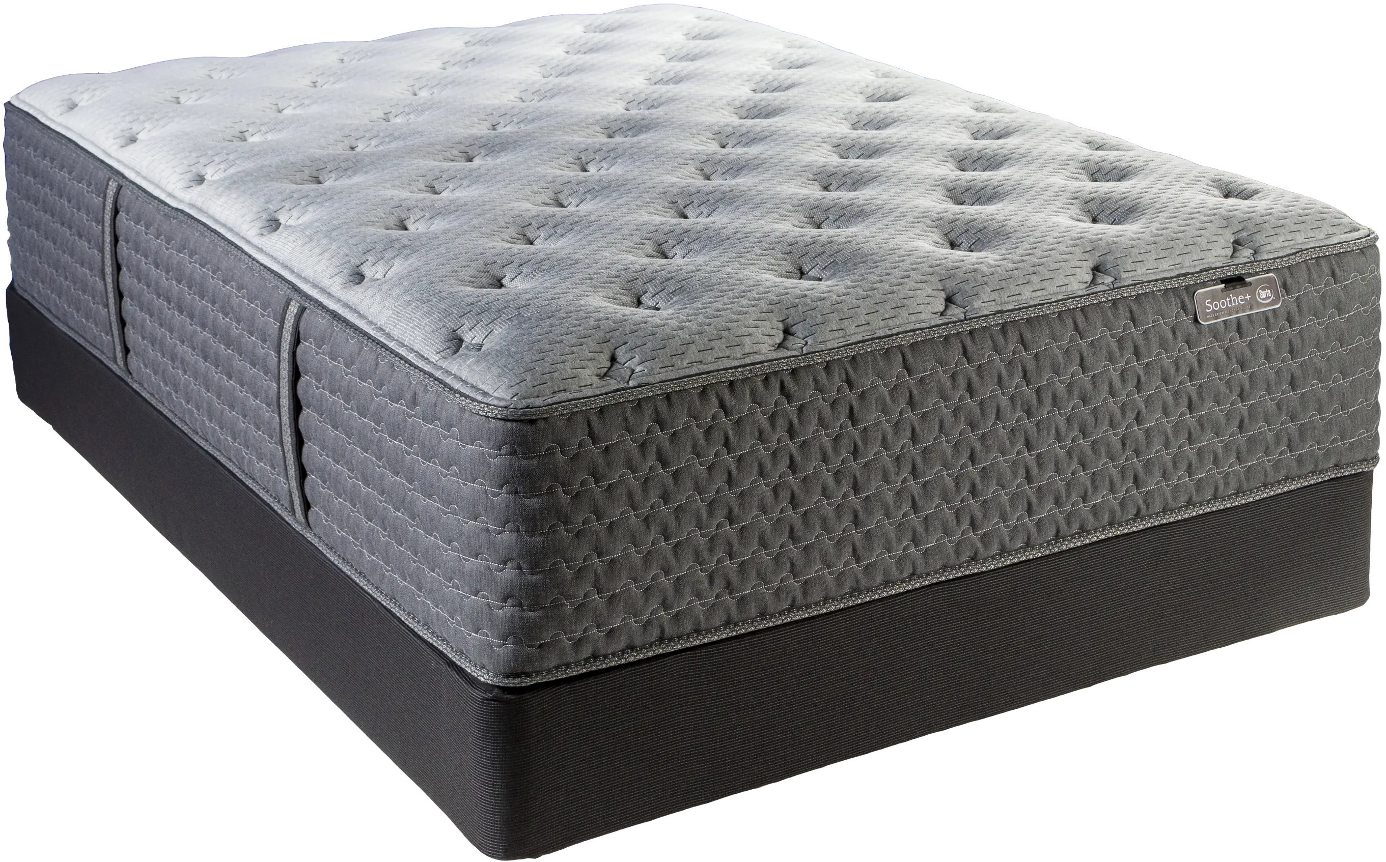 832422-3060 Serta Soothe+ Plush King Size Mattress-3