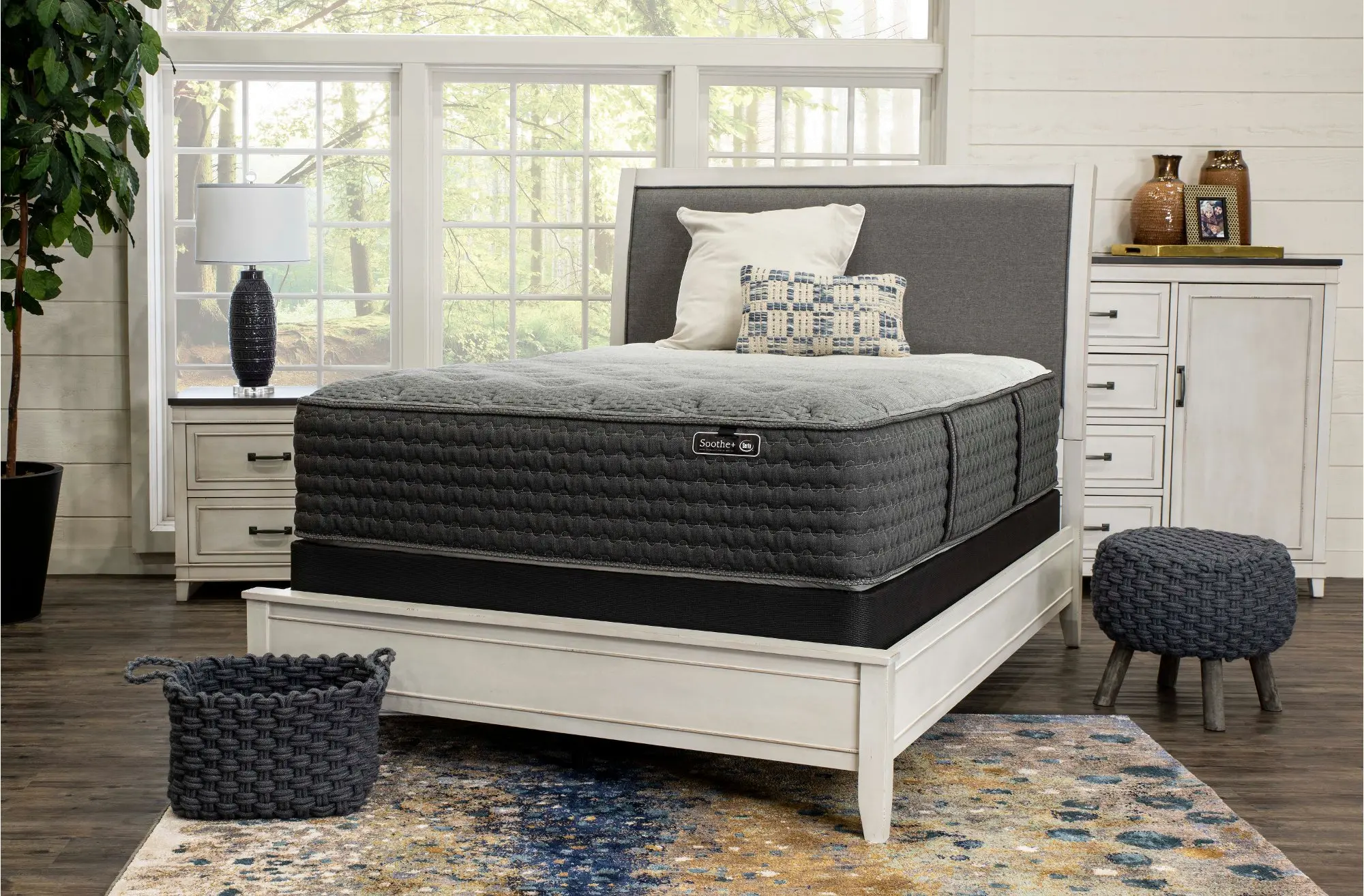 832422-3060 Serta Soothe+ Plush King Size Mattress-5