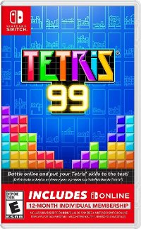 SWI HACRARZN1 Tetris 99 plus 1 Year Nintendo Switch Online Membership