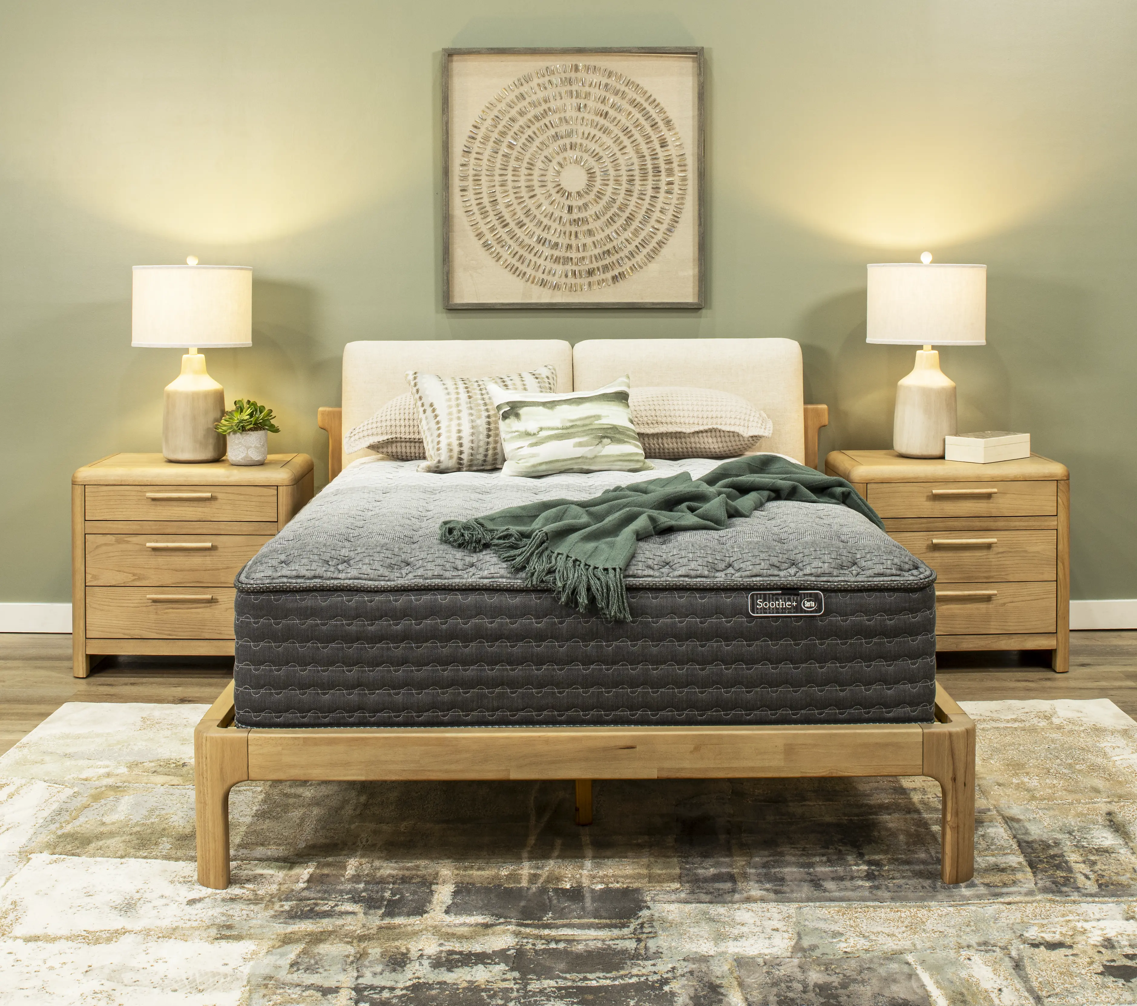 832321-3070 Serta Luxury Firm California King Mattress - Soothe+-2