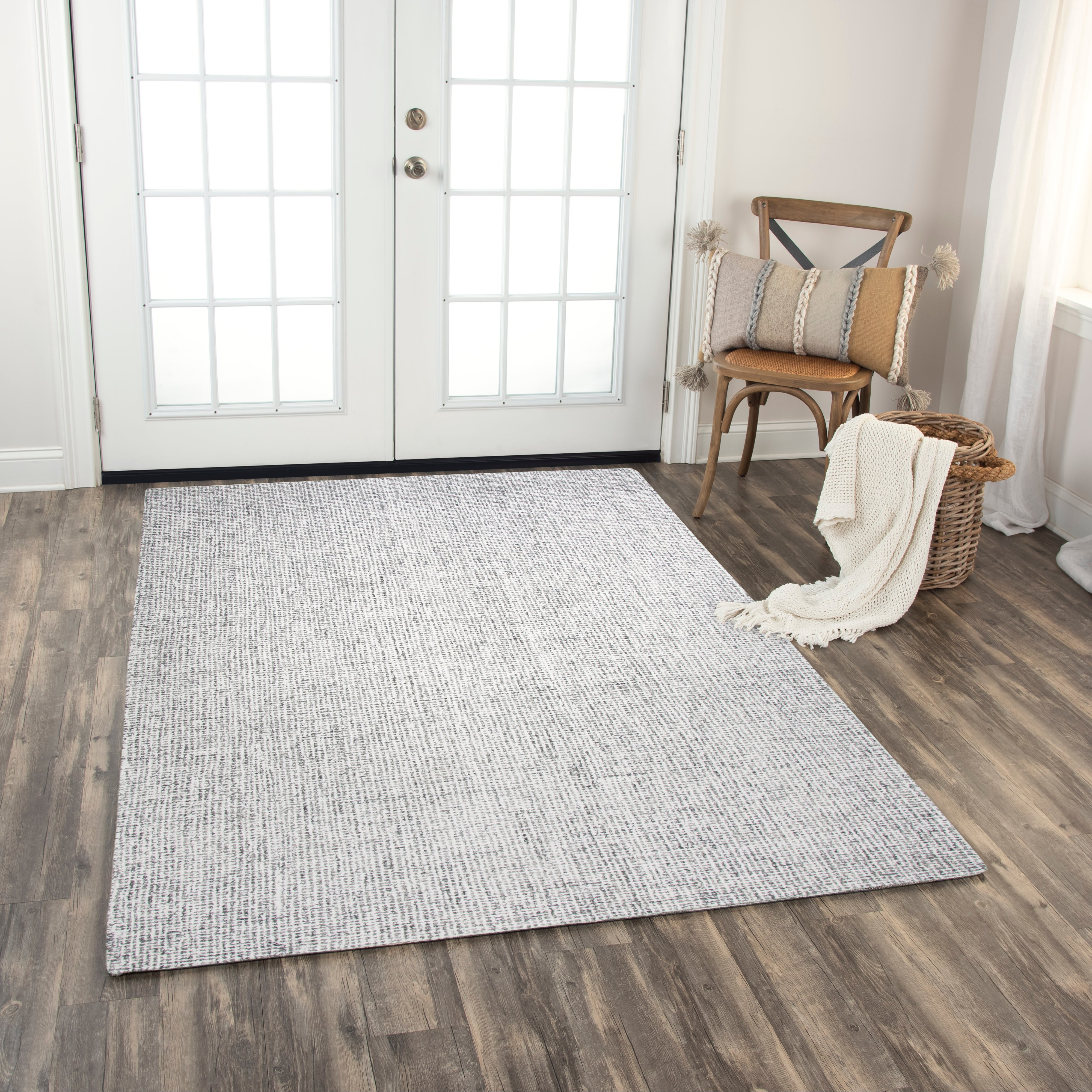 8 x 10 Large Transitional Gray Area Rug - Brindleton-2