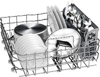 SHP865ZD5N Bosch 500 DLX Series Dishwasher with AutoAir - Stainless Steel-5