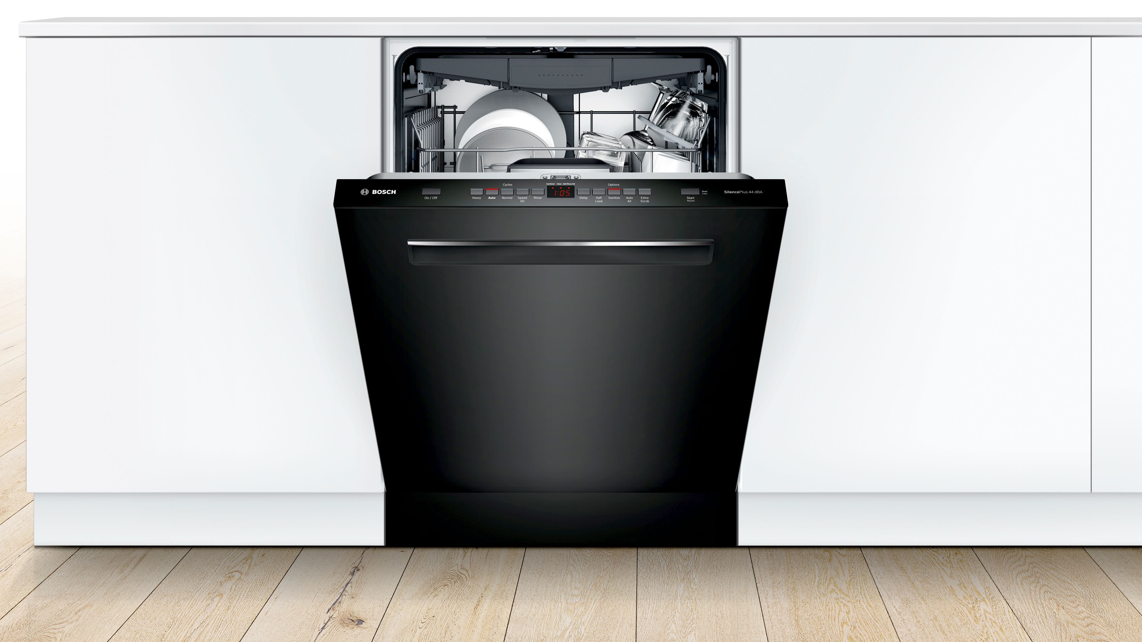 SHP865ZD6N Bosch 500 DLX Series Dishwasher with AutoAir - Black-3