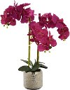 25 Inch Faux Hot Pink Orchid Arrangement