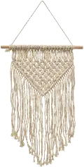 19 Inch Cream Macrame Wall Decor