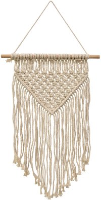 19 Inch Cream Macrame Wall Decor