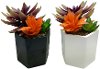 Assorted Faux Orange Succulent Arrangement in Pot