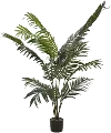 Clearance 50 Inch Green Faux Palm Tree Arrangement in Pot