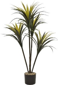 42 Inch Tall Faux Yucca Tree Arrangement in Pot