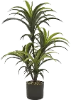 33 Inch Faux Yucca Green Tree Arrangement in Pot
