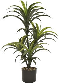 33 Inch Faux Yucca Green Tree Arrangement in Pot