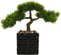 Faux Bonsai Tree Arrangement in a Black Pot