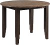 Black and Brown Round Dining Room Table - Beacon