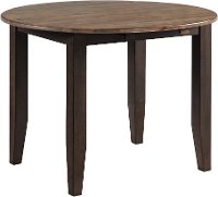 Black and Brown Round Dining Room Table - Beacon