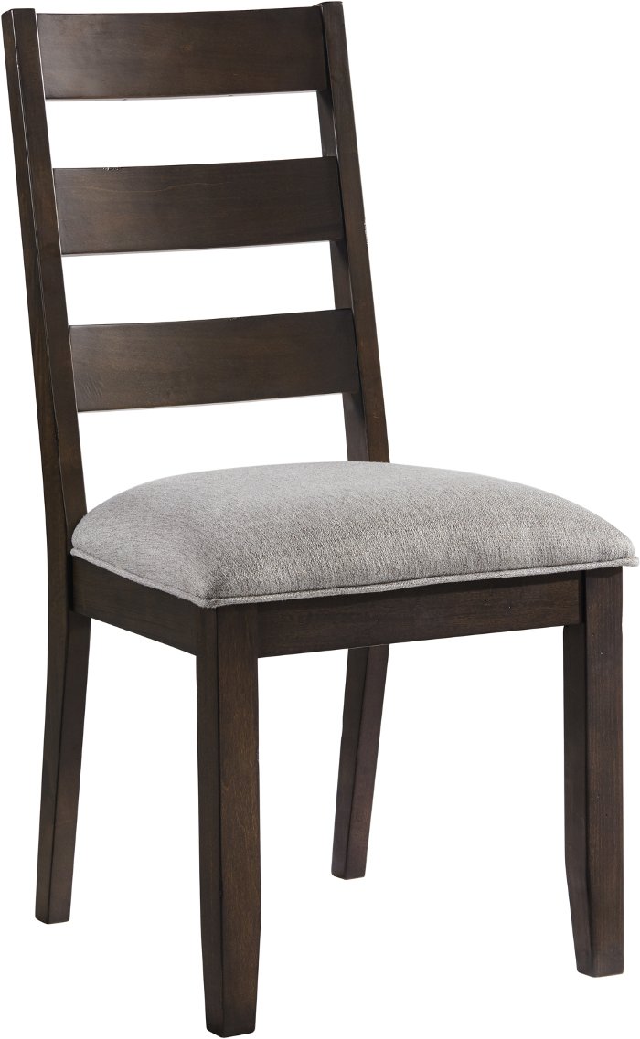 Black and Brown Upholstered Dining Room Chair - Beacon