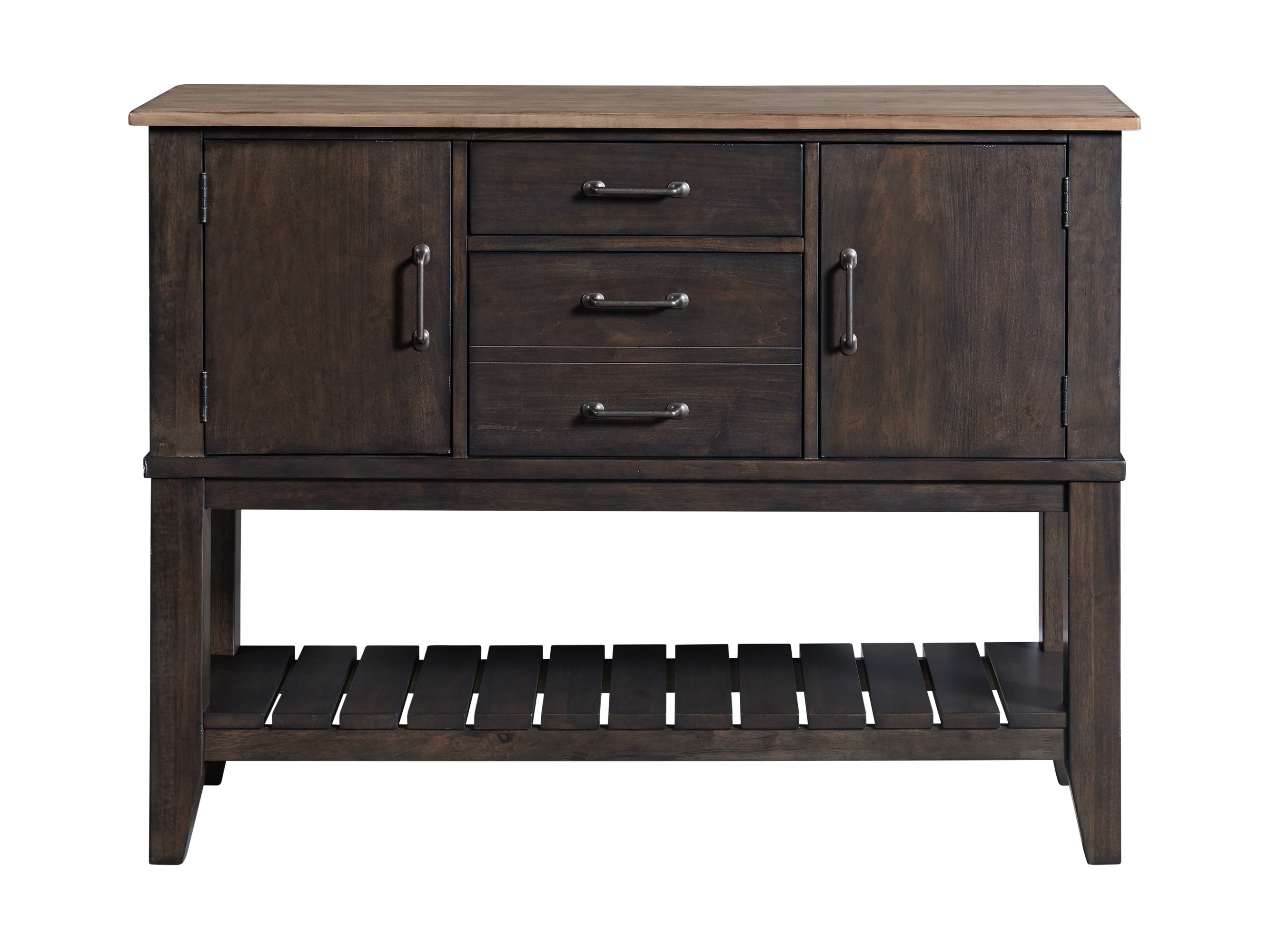 Black and Brown Dining Sideboard - Beacon-2