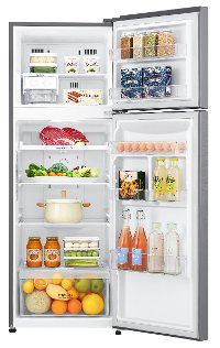 LTNC11131V LG 11 cu ft Top Freezer Refrigerator - 24 W Stainless Steel-2