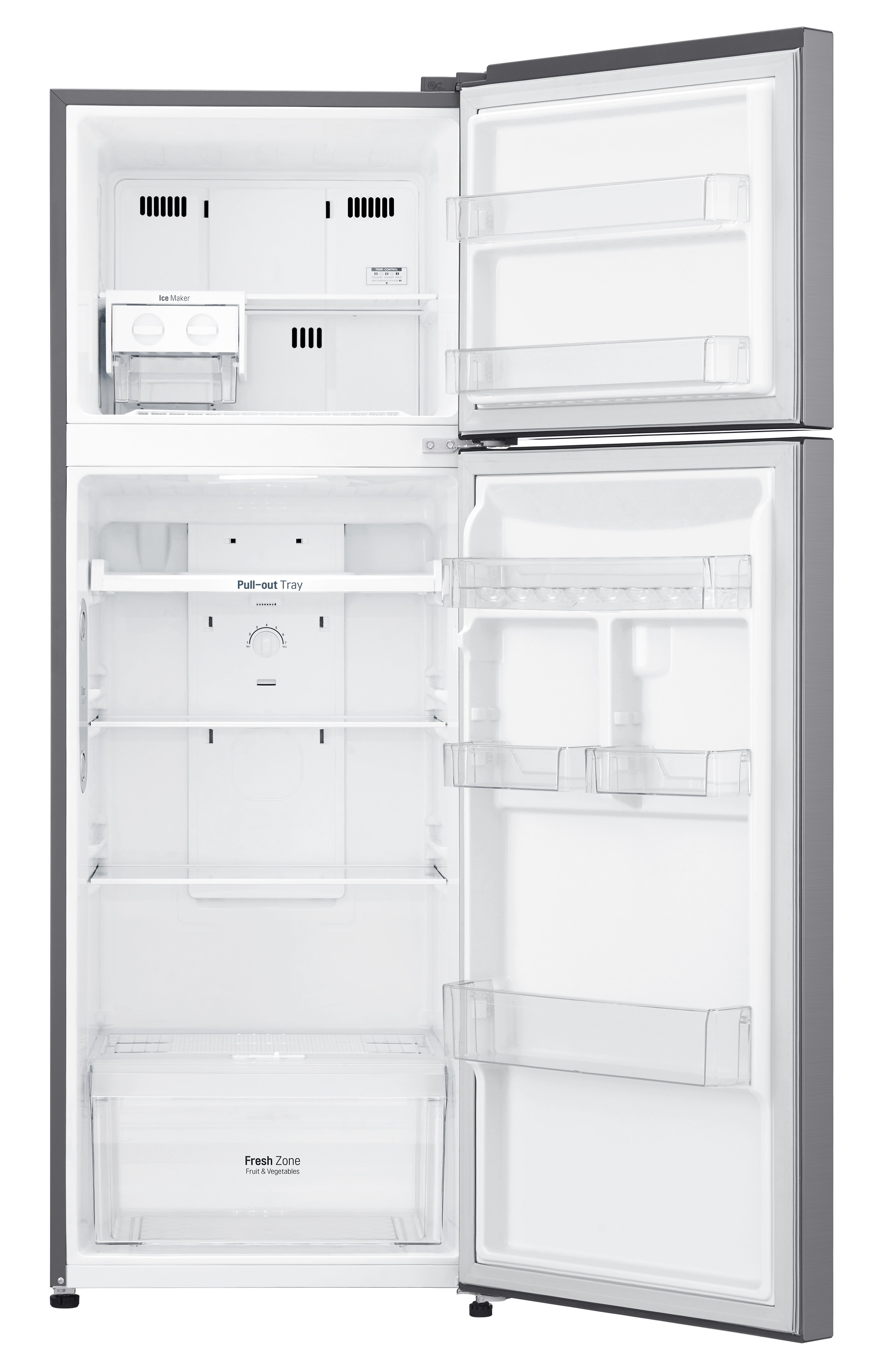 LTNC11131V LG 11 cu ft Top Freezer Refrigerator - 24 W Stainless Steel-4