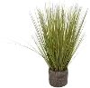 Clearance 24 Inch Faux Grass Arrangement in Flower Pot