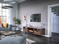78 inch Walnut Fireplace TV Stand - Wynwood-2