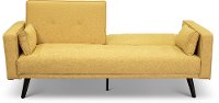 Madrid Mustard Yellow Convertible Sofa Bed - Jenna-2