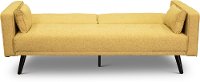 Madrid Mustard Yellow Convertible Sofa Bed - Jenna-3