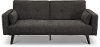 Cozy Granite Gray Convertible Sofa Bed - Jenna
