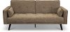 Cozy Chestnut Brown Convertible Sofa Bed - Jenna