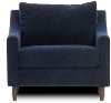 Mid Century Modern Dark Blue Chair - Sasha