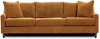 Mid Century Modern Butterscotch Tan Sofa - Sasha