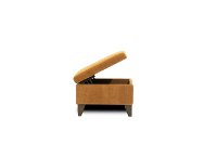 Mid Century Modern Tan Storage Ottoman - Sasha-3