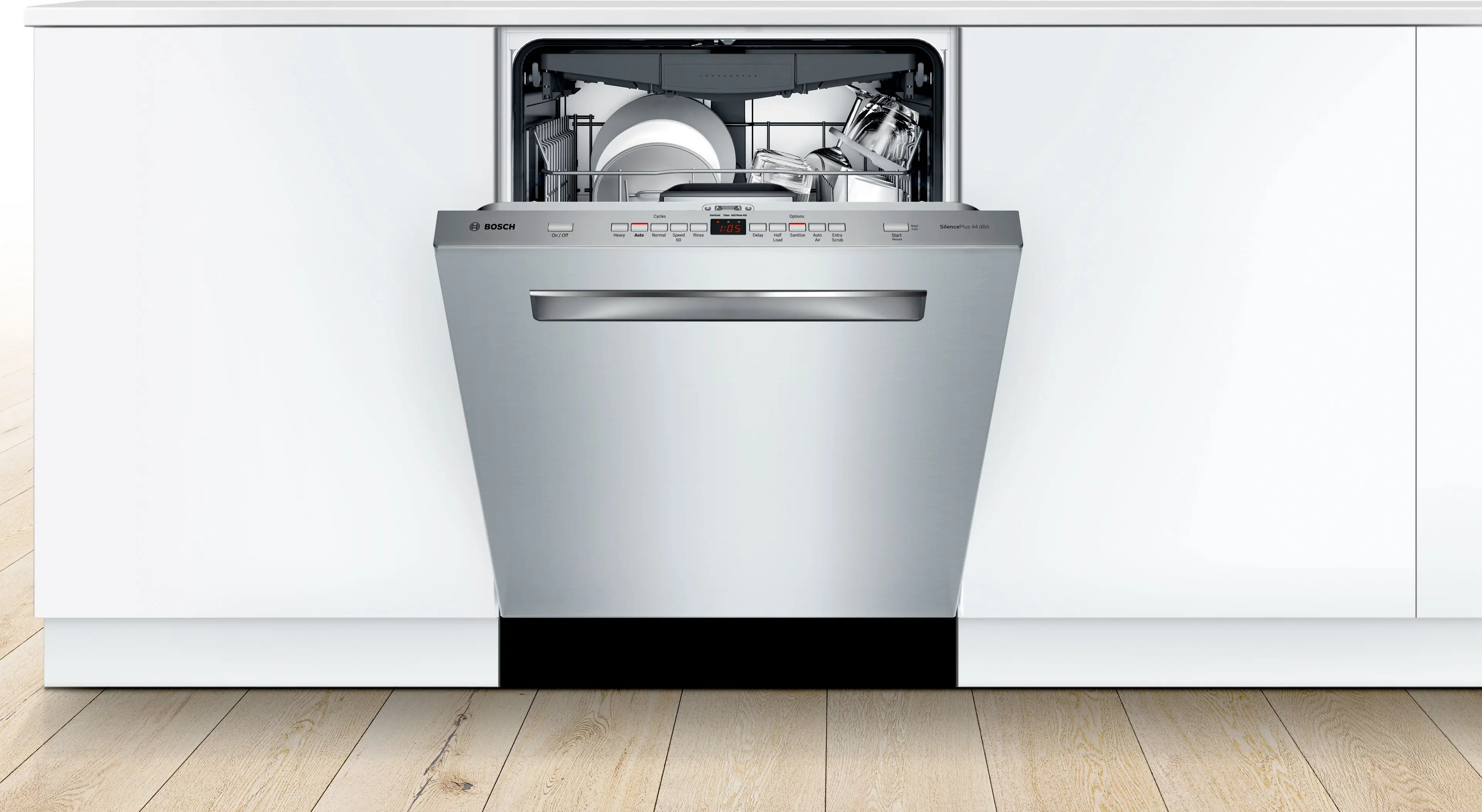 SHP865ZP5N Bosch 500 Series Top Control Dishwasher - Stainless Steel-6