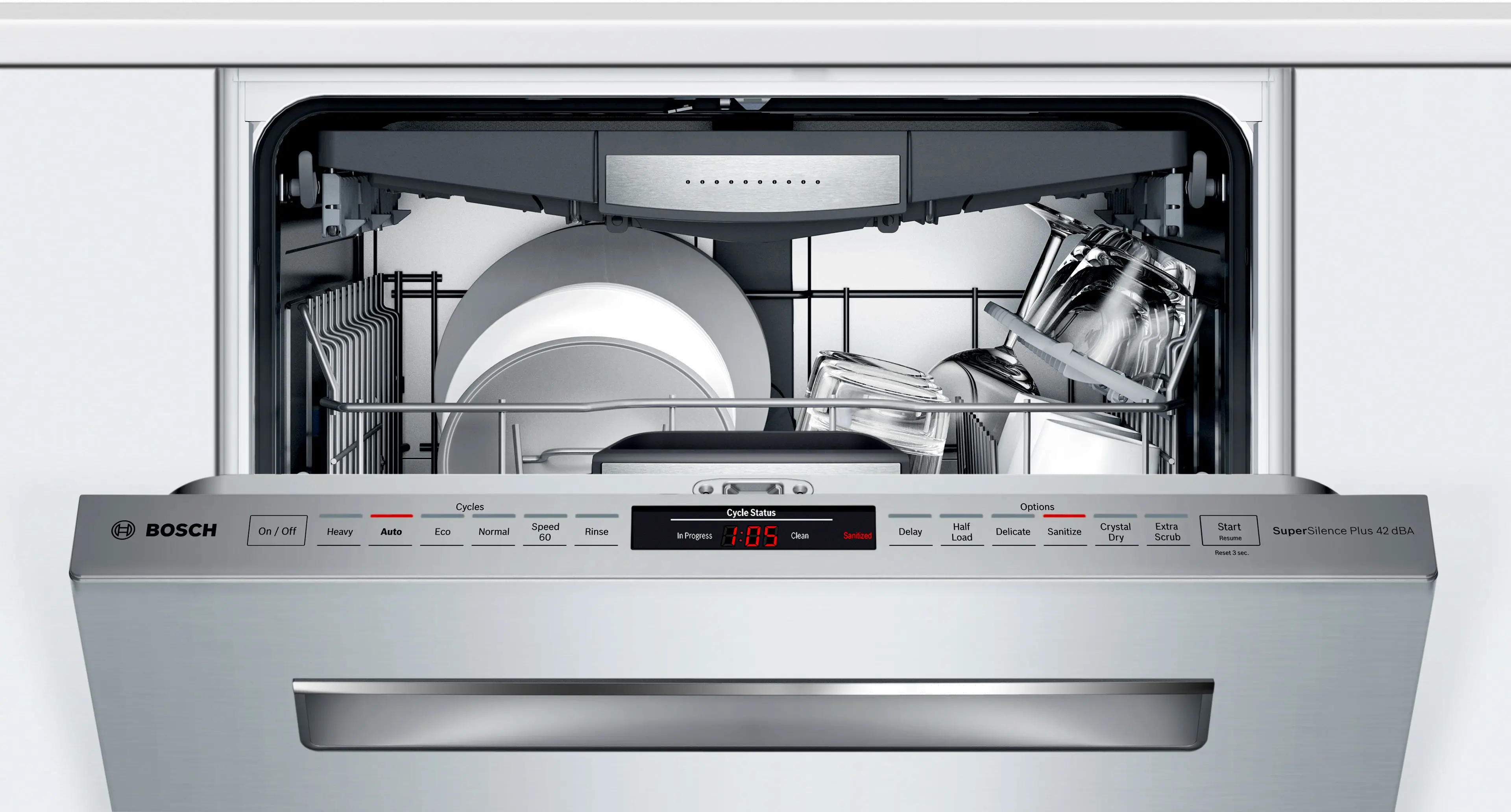 SHP878ZD5N Bosch 800 Series Dishwasher with CrystalDry - Stainless Steel-2