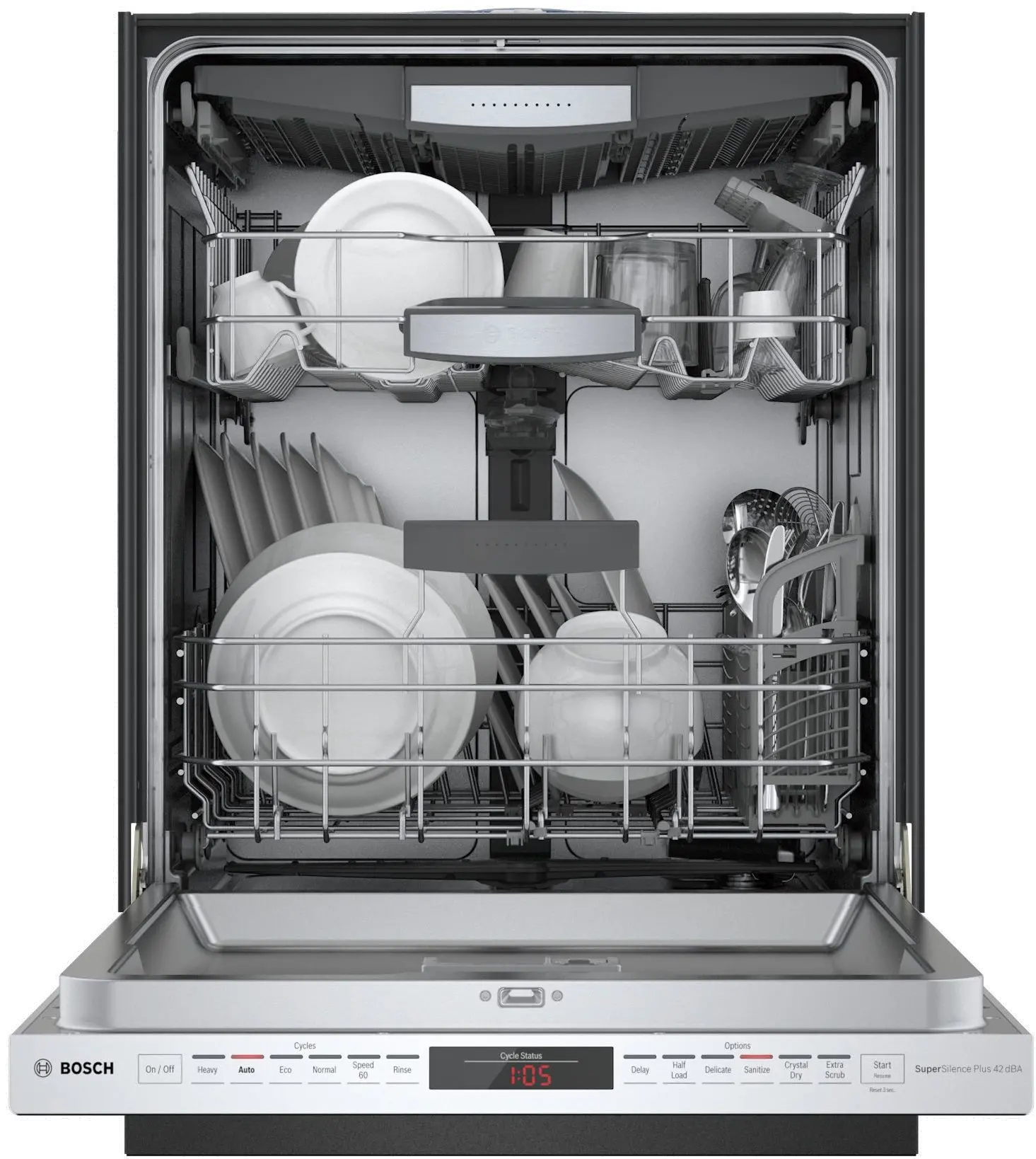 SHP878ZD5N Bosch 800 Series Dishwasher with CrystalDry - Stainless Steel-3