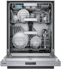 SHP88PZ55N Bosch Benchmark Dishwasher with CrystalDry and Water Softener - Stainless Steel-5