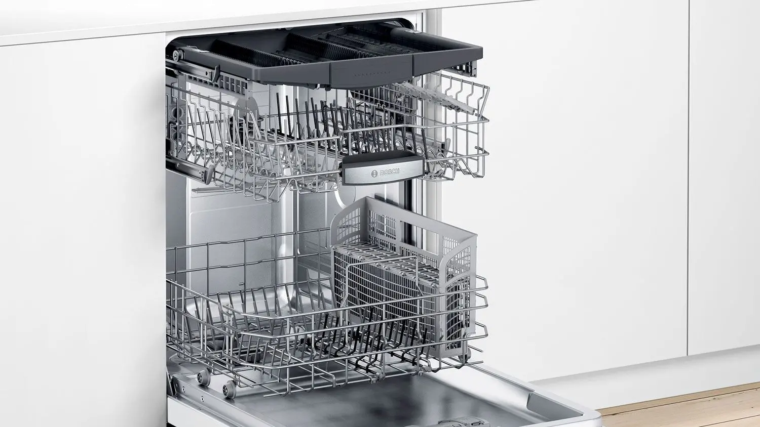 SHPM65Z52N Bosch 500 Series Top Control Dishwasher - White-3