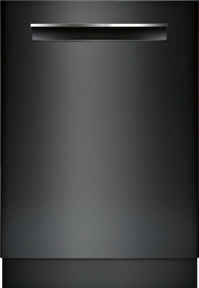 SHPM65Z56N Bosch 500 Series Dishwasher with Sanitize Option - 24 Inch Black-1