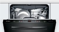 SHPM65Z56N Bosch 500 Series Dishwasher with Sanitize Option - 24 Inch Black-2