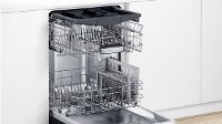 SHPM65Z56N Bosch 500 Series Dishwasher with Sanitize Option - 24 Inch Black-3