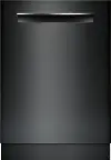 SHPM65Z56N Bosch 500 Series Top Control Dishwasher - Black