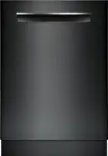SHPM65Z56N Bosch 500 Series Top Control Dishwasher - Black