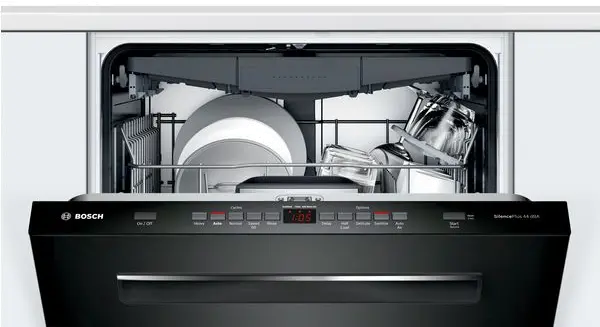 SHPM65Z56N Bosch 500 Series Top Control Dishwasher - Black-2