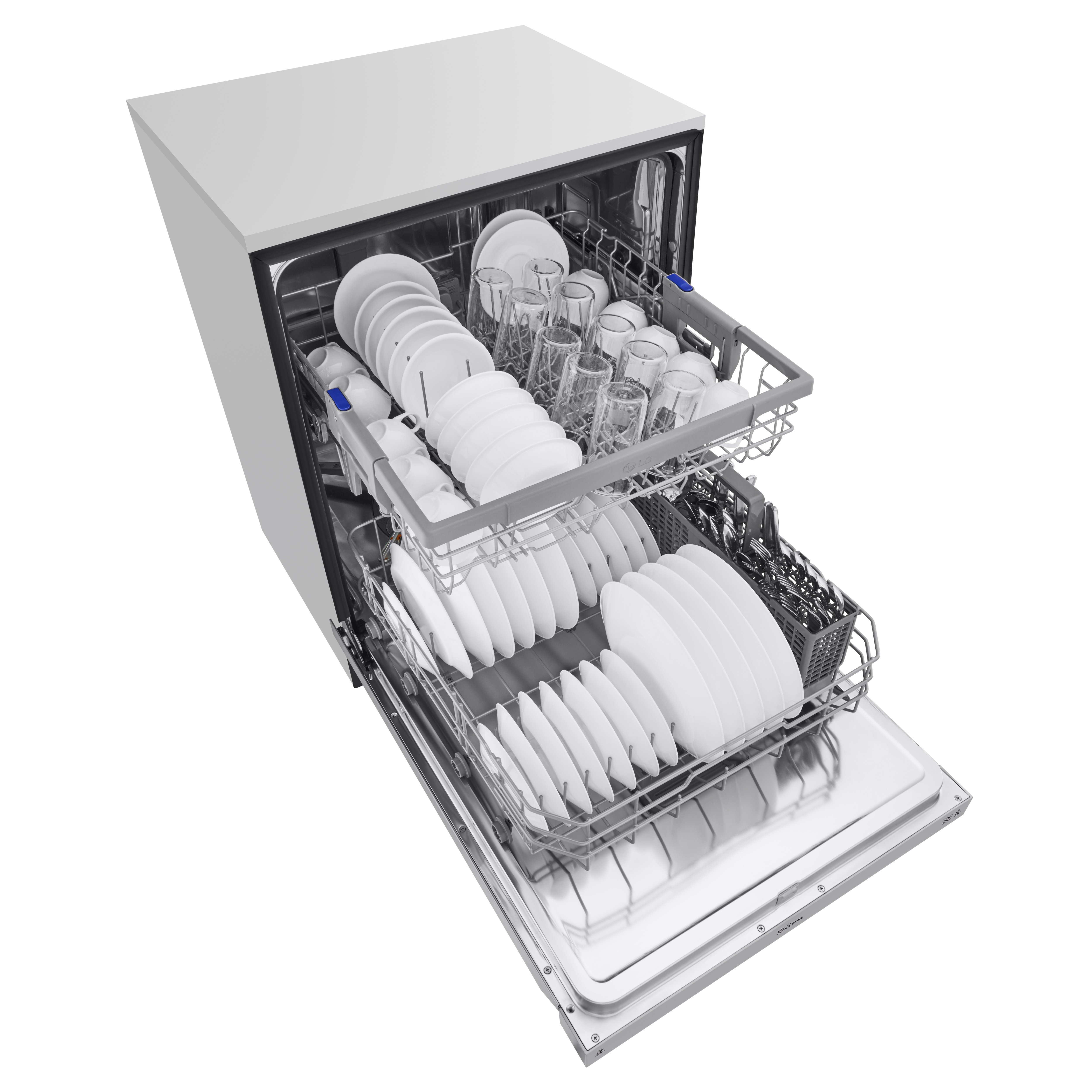 LDF5545SS LG Front Control Dishwasher with Quadwash - Stainless Steel-4