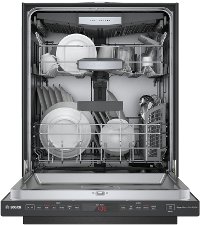 SHPM78Z54N Bosch 800 Series Premium Dishwasher with CrystalDry and Pocket Handle - Black Stainless Steel-4