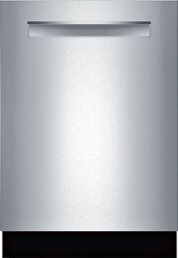 SHPM78Z55N Bosch 800 Series Premium Dishwasher CrystalDry and Pocket Handle - Stainless Steel