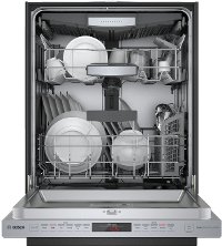 SHPM78Z55N Bosch 800 Series Premium Dishwasher CrystalDry and Pocket Handle - Stainless Steel-7