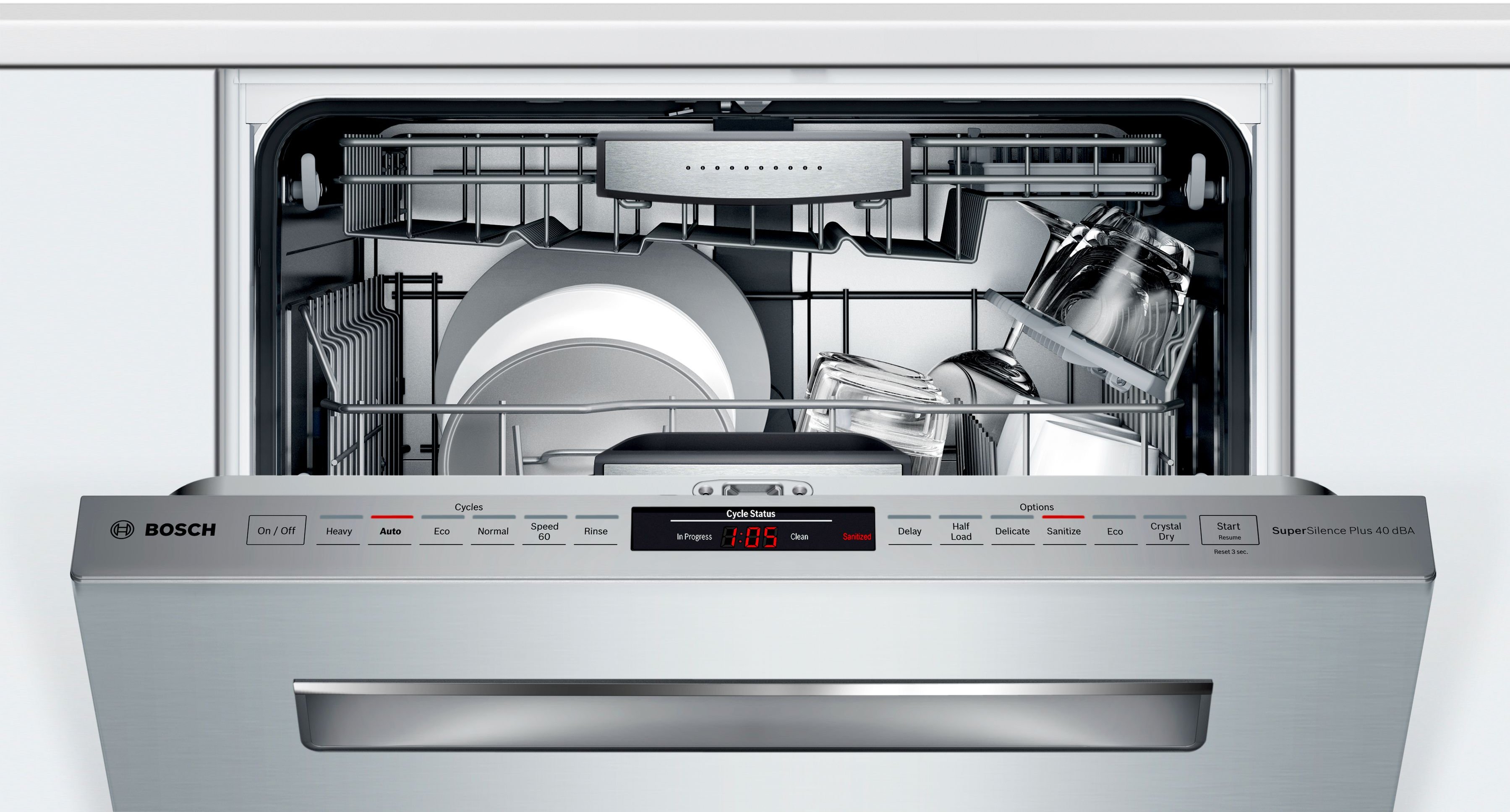SHPM88Z75N Bosch 800 Series Premium Dishwasher with CrystalDry - Stainless Steel-5