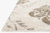 5 x 8 Medium Ivory and Beige Shag Rug - Enchant-2